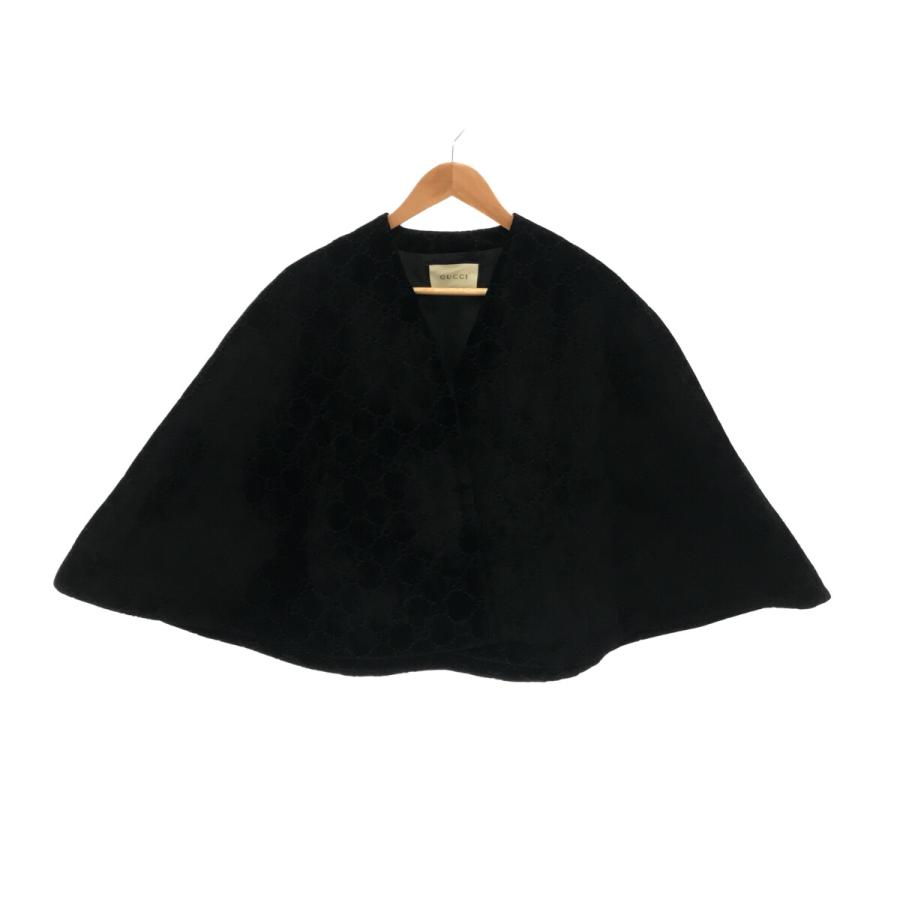 GUCCI（グッチ） 美品/国内正規/ 555210 GG ベルベット ケープ