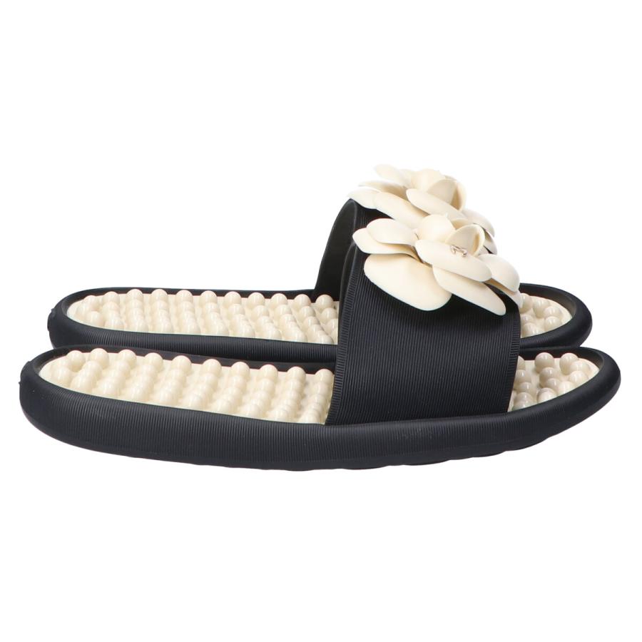 CHANEL シャネル カメリア サンダル ラバー35