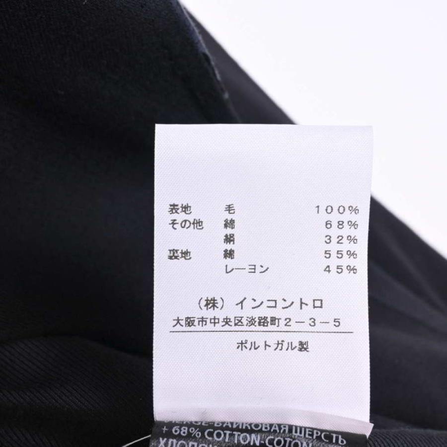 美品/国内正規 ANN DEMEULEMEESTER アンドゥムルメステール 21-21-641001 ウール 1Bロング ジャケット 38 ...