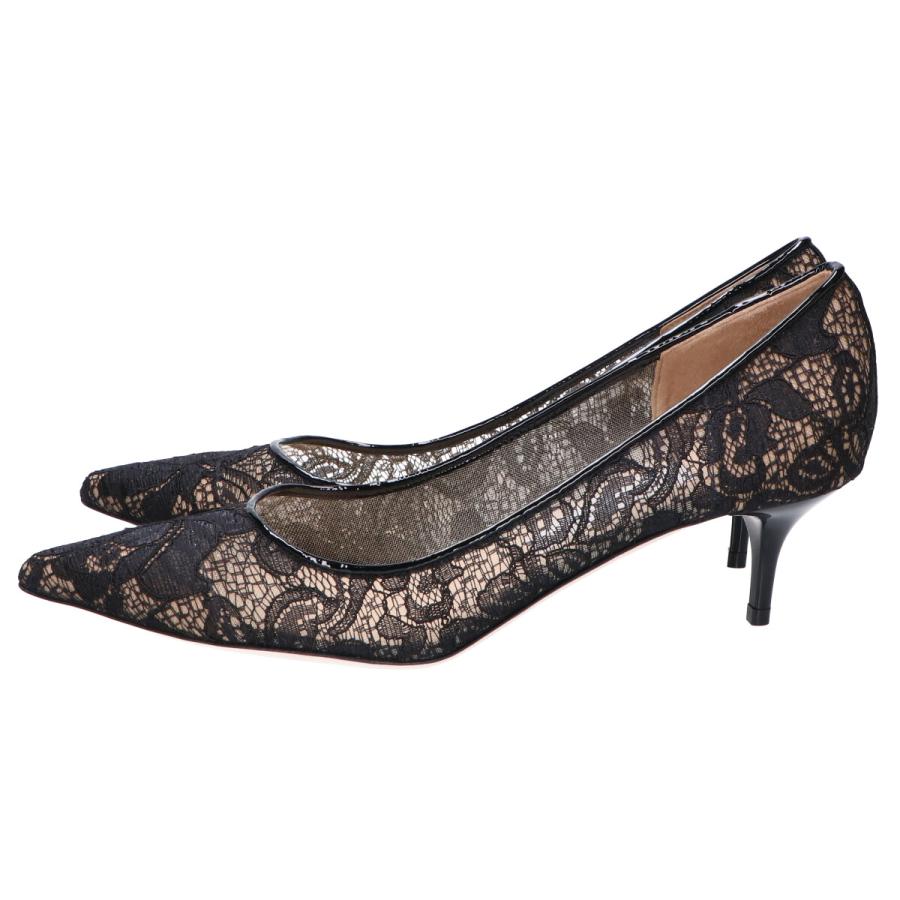 新品同様/ JIMMY CHOO ジミーチュウ AZA 総レース ヒール パンプス 38 