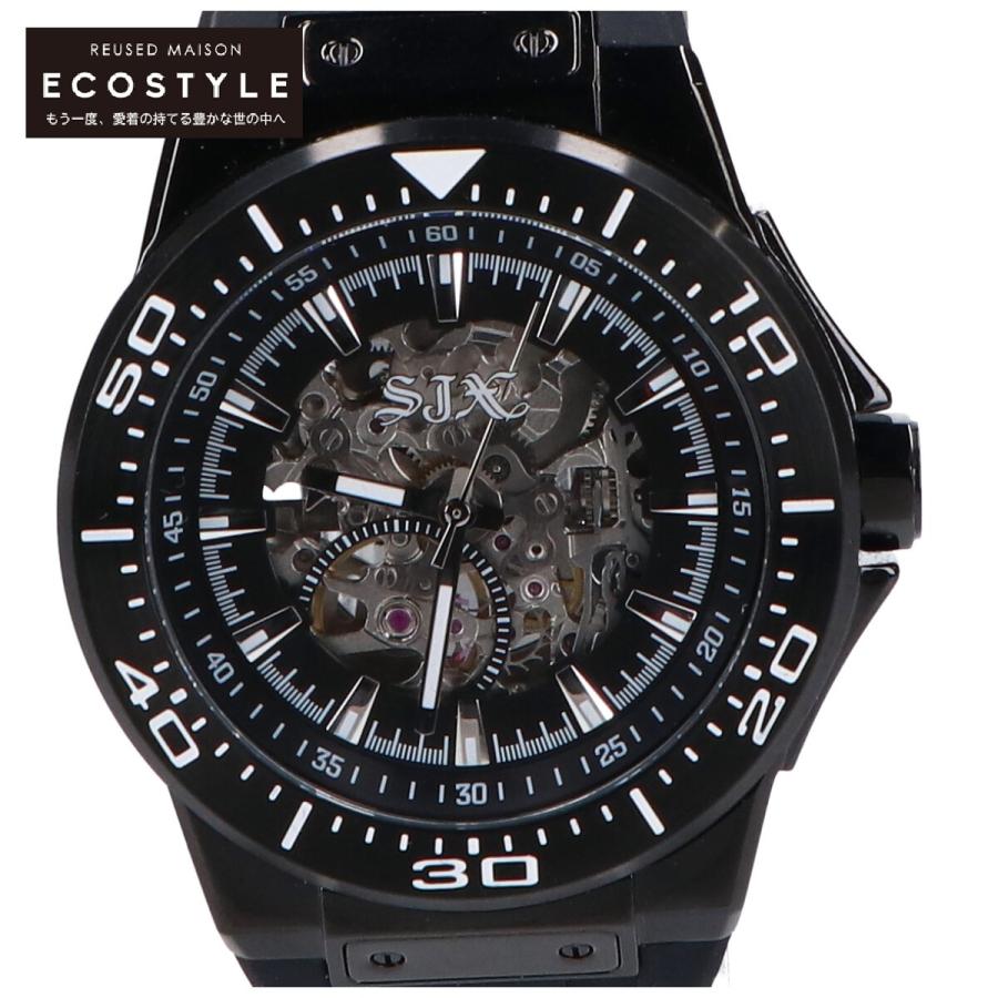 美品 SJX 6SW0089 TIMEPIECE タイムピース スケルトン 自動巻き 腕時計 ブラック メンズ : 2887700000034935 : ブランドリユースショップエコスタイル - 通販 - Yahoo!ショッピング 美品 SJX 6SW0089 TIMEPIECE タイムピース スケルトン 自動巻き 腕時計 ブラック メンズ : 2887700000034935 : ブランドリユースショップエコスタイル - 通販 - Yahoo!ショッピング