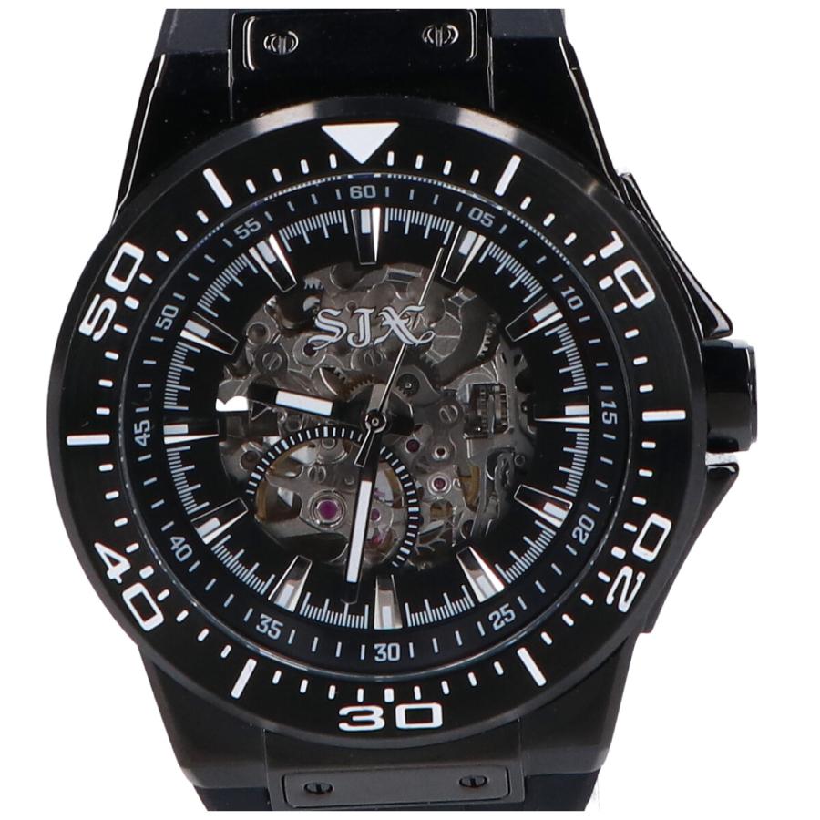 美品 SJX 6SW0089 TIMEPIECE タイムピース スケルトン 自動巻き 美品 SJX 6SW0089 TIMEPIECE タイムピース スケルトン 自動巻き