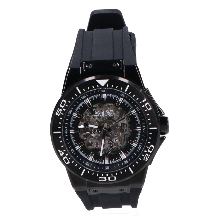 美品 SJX 6SW0089 TIMEPIECE タイムピース スケルトン 自動巻き 美品 SJX 6SW0089 TIMEPIECE タイムピース スケルトン 自動巻き