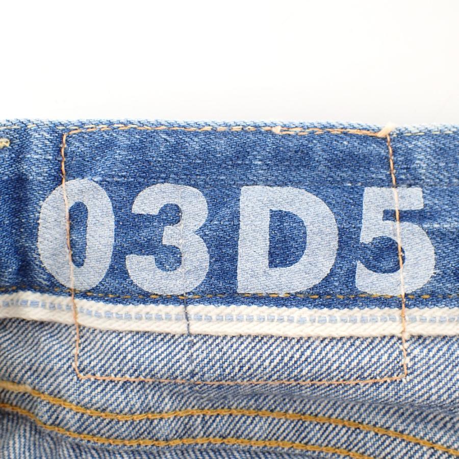 美品/ VISVIM ビズビム Social sculpture Denim 03D5 パイソンパッチ 