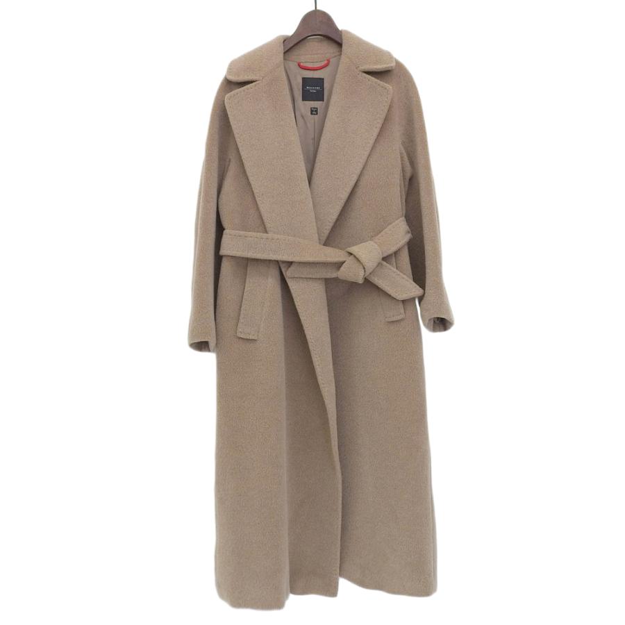 ☆超美品☆ウィークエンド マックスマーラ アルパカ混 モヘヤシャギー コート WEEKEND Max Mara 【ウィークエンド・マックス・マーラ】 ”PEPLI