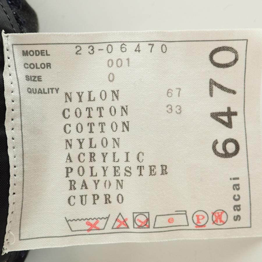 sacai（サカイ） 美品/23年製 23-06468/23-06470 ツイード ノーカラー