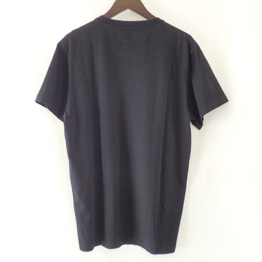 美品/国内正規/ LOEWE ロエベ 1725300 アナグラム フェイクポケット Tシャツ トップス M ブラック メンズ