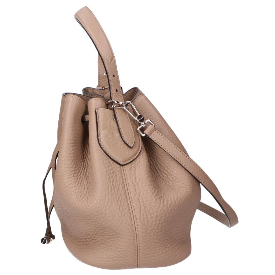 Bally（バリー） 美品 BLOOM DRAWSTRING ドローストリング バケットバッグ 2WAY ショルダーバッグ BEIGE ...