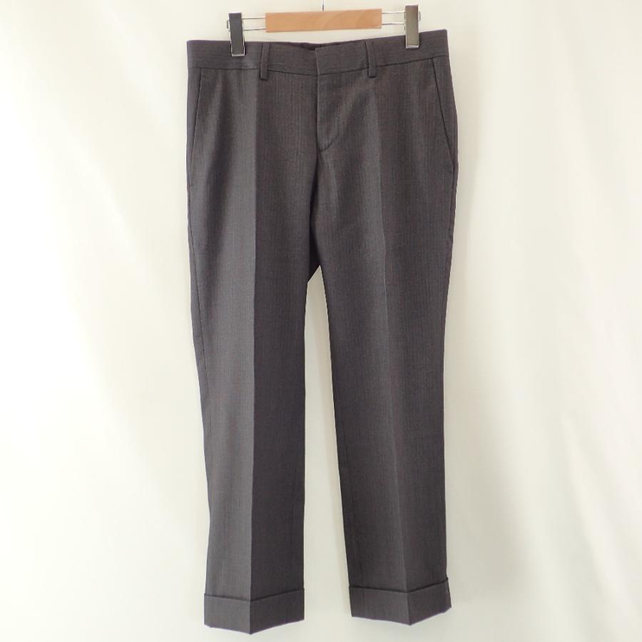 GUCCI 美品/ グッチ 28JNF1 ストライプ シルクxウール 2B GUCCI 美品/ グッチ 28JNF1 ストライプ シルクxウール 2B