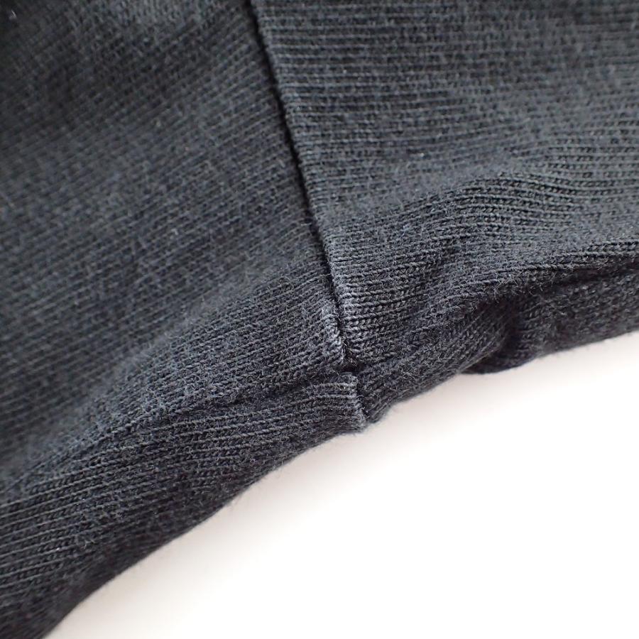 MONCLER モンクレール スクエアロゴ クルーネック 長袖Tシャツ/ トップス XL 【パッカブルポンチョ】 ブラック メンズ