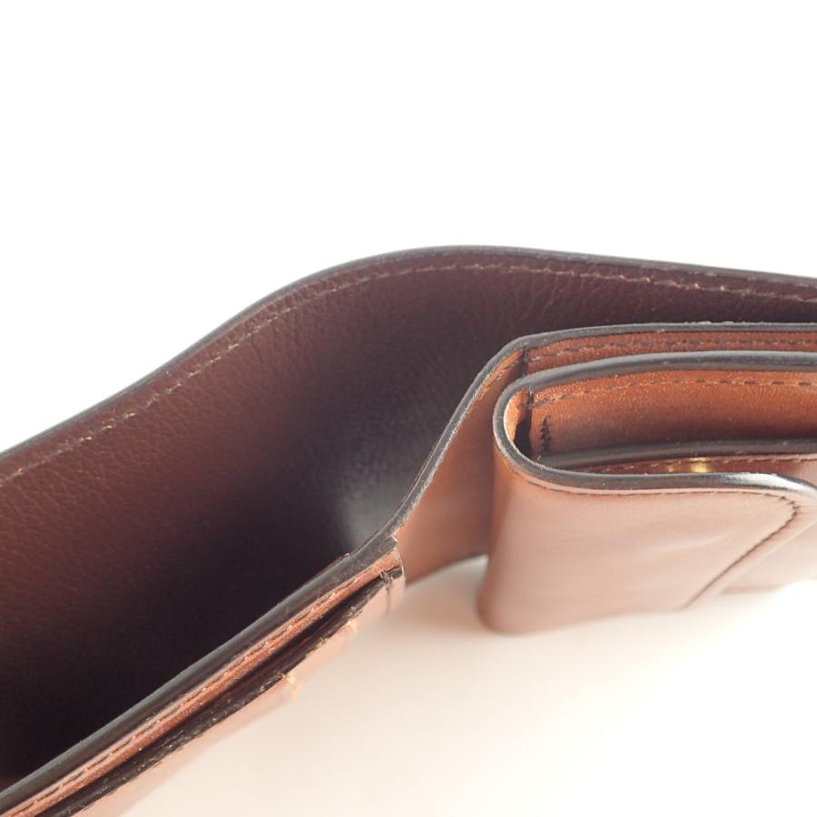 ワイルドスワンズ　ENO フルグレインブランドル　ダークスティン WILD SWANS（ワイルドスワンズ）ENO（イーノ）ミニ3つ折りウォレット