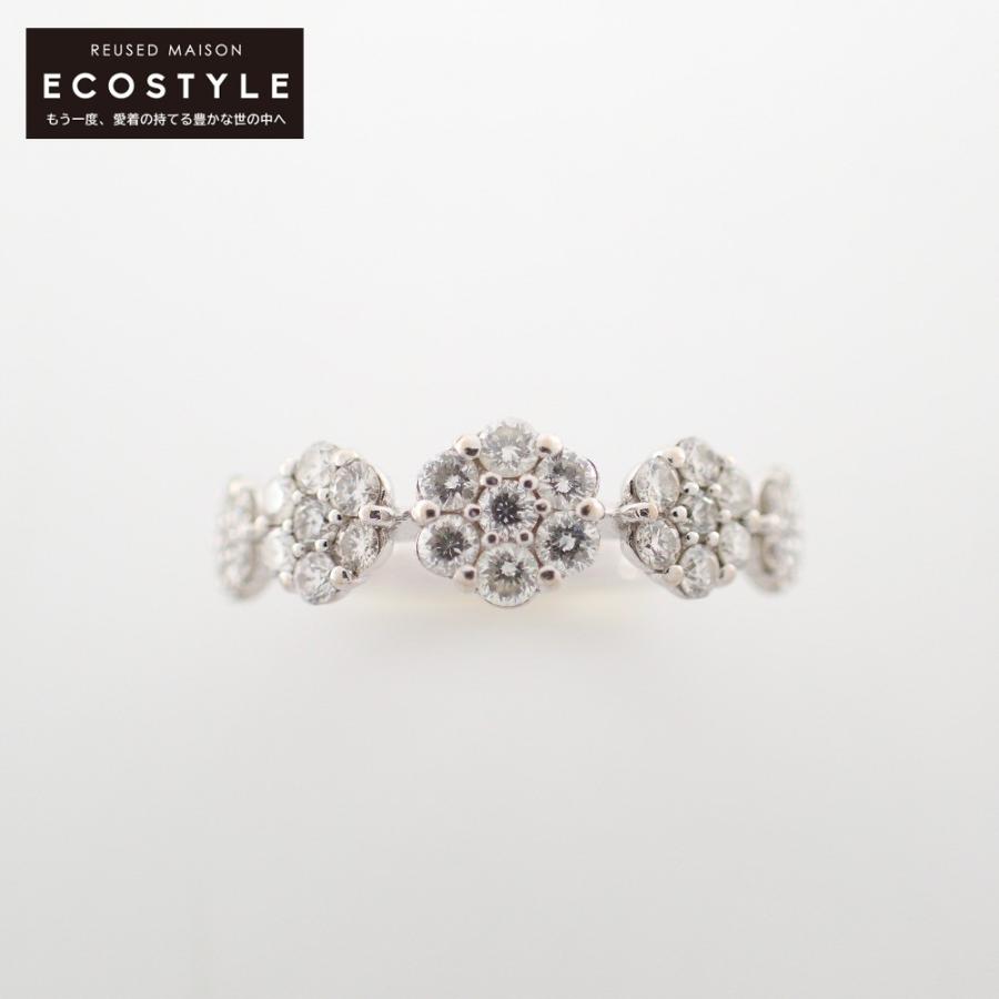 美品 Ponte Vecchio ポンテヴェキオ K18WG 0.45ct メレダイヤ ピンキー 