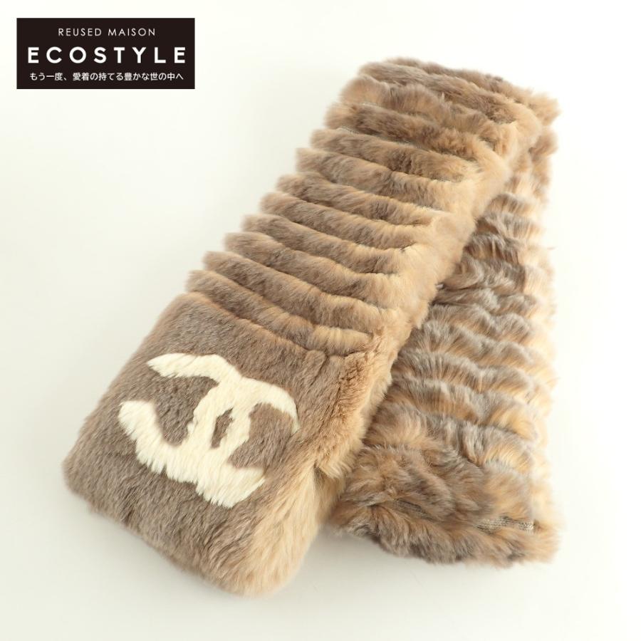 美品！CHANEL オリラグココマークマフラー