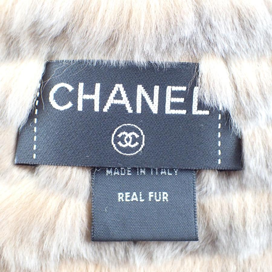 CHANEL（シャネル） 美品/ ココマーク オリラグファー マフラー