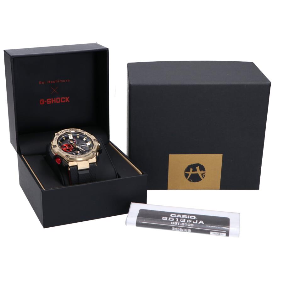 新品同様 G-SHOCK ジーショック GST-B100RH-1AJR G-STEEL 八村塁