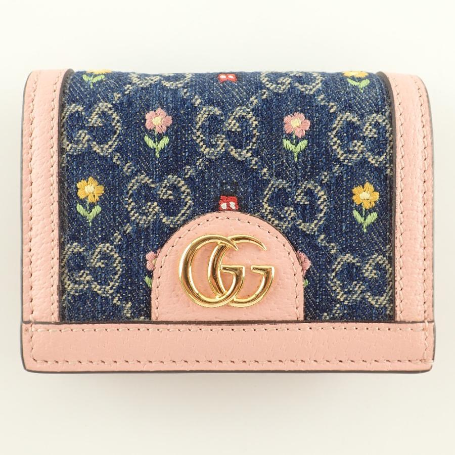 GUCCI 美品 グッチ 523155 2067 フローラルエンブロイダリー GG GUCCI 美品 グッチ 523155 2067 フローラルエンブロイダリー GG