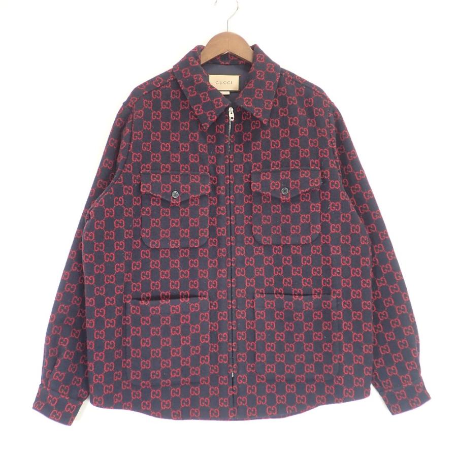 GUCCI /国内正規 グッチ 638807 GGジャガード ウールジップ GUCCI /国内正規 グッチ 638807 GGジャガード ウールジップ