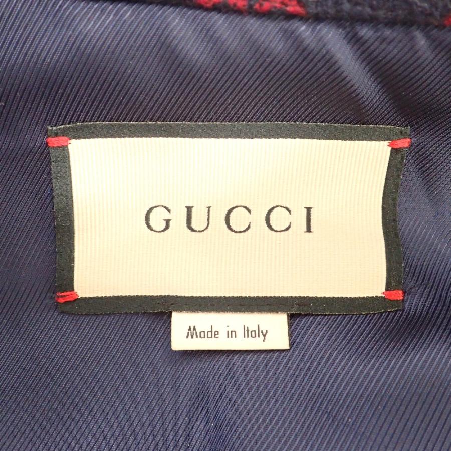 GUCCI（グッチ） /国内正規 638807 GGジャガード ウールジップアップ