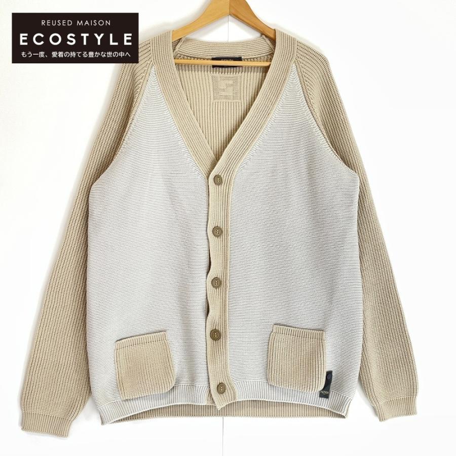 美品FENDI フェンディウールカーディガン