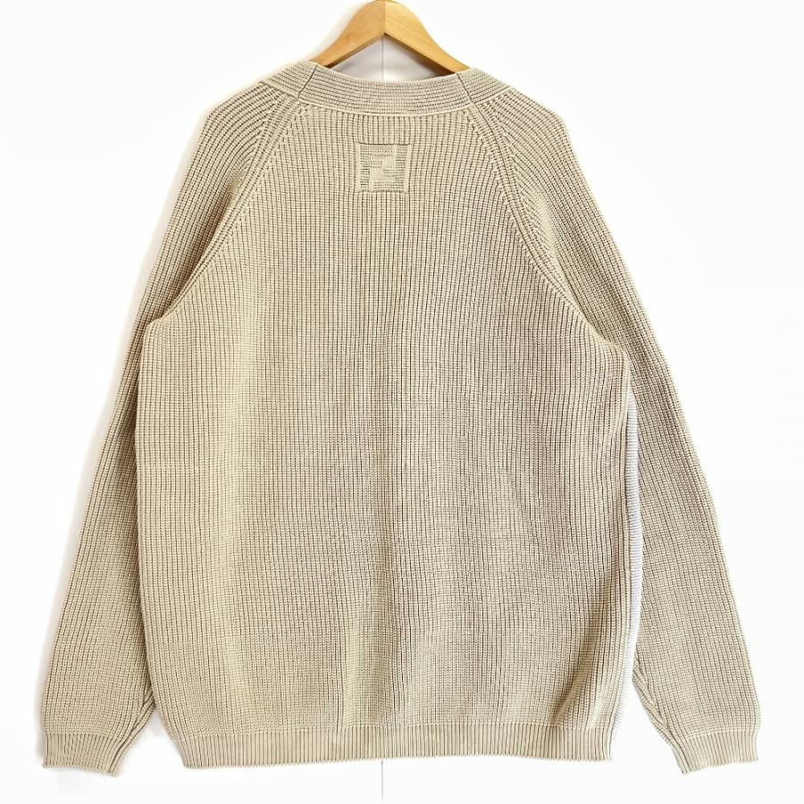 FENDI 美品/国内正規 フェンディ FZC498 コットン/ナイロン ニット 