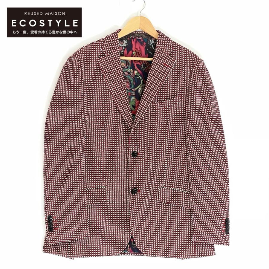 ETRO エトロ 171-1187Q-1152 ニュージャージージャケット レッド 54 