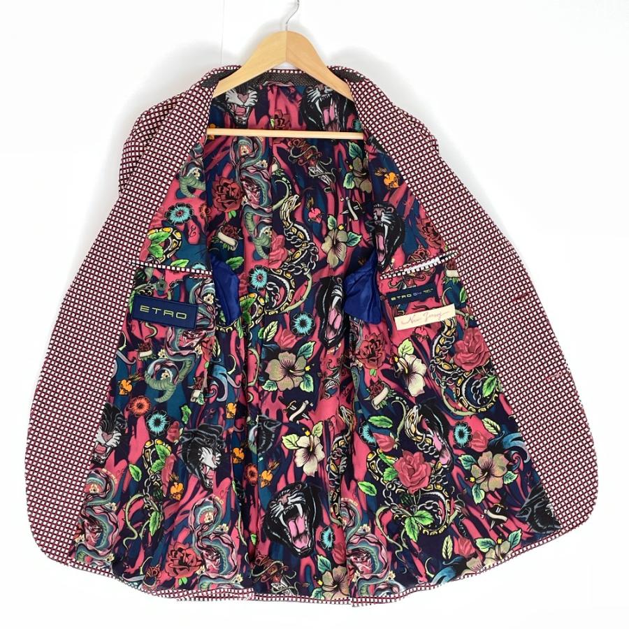 ETRO エトロ 171-1187Q-1152 ニュージャージージャケット レッド 54 