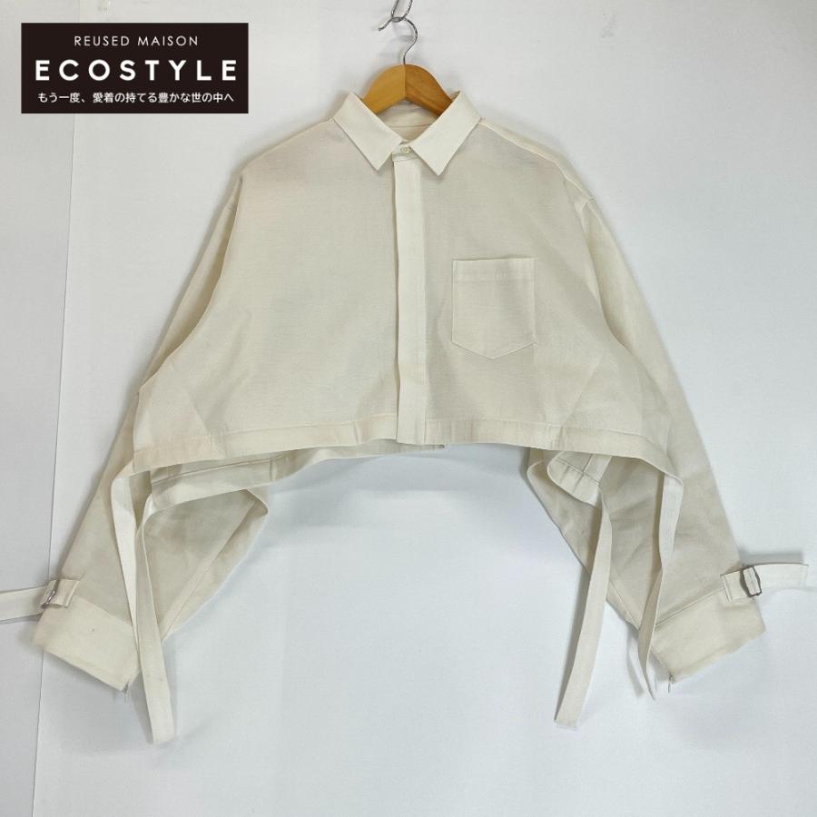 sacai サカイ 23-06688 ホワイト ダブルフェイス シルク sacai サカイ 23-06688 ホワイト ダブルフェイス シルク