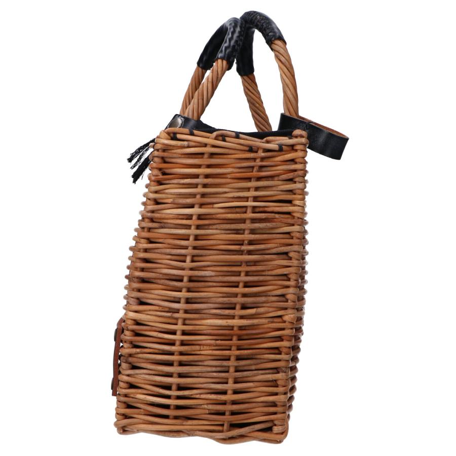 美品 ebagos エバゴス 2017AW「空飛ぶカゴ やっぱりカゴがスキ」レザー 