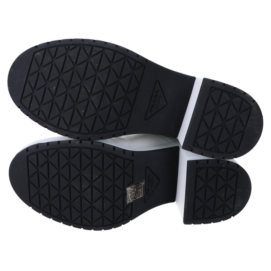 PRADA 美品 プラダ 1E792M ダウンタウン メタルロゴ ハイヒール PRADA 美品 プラダ 1E792M ダウンタウン メタルロゴ ハイヒール