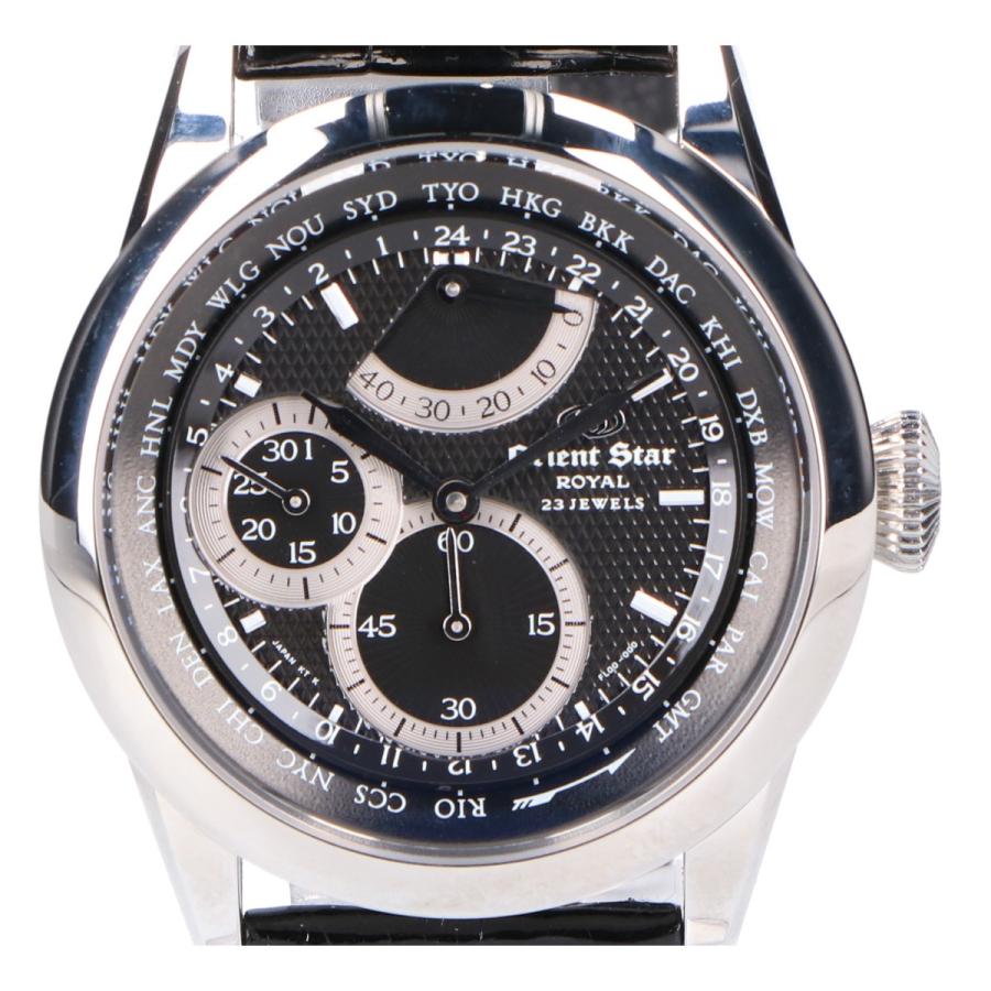 美品/ ORIENTSTAR オリエントスター WZ0011FL ロイヤル ワールドタイム