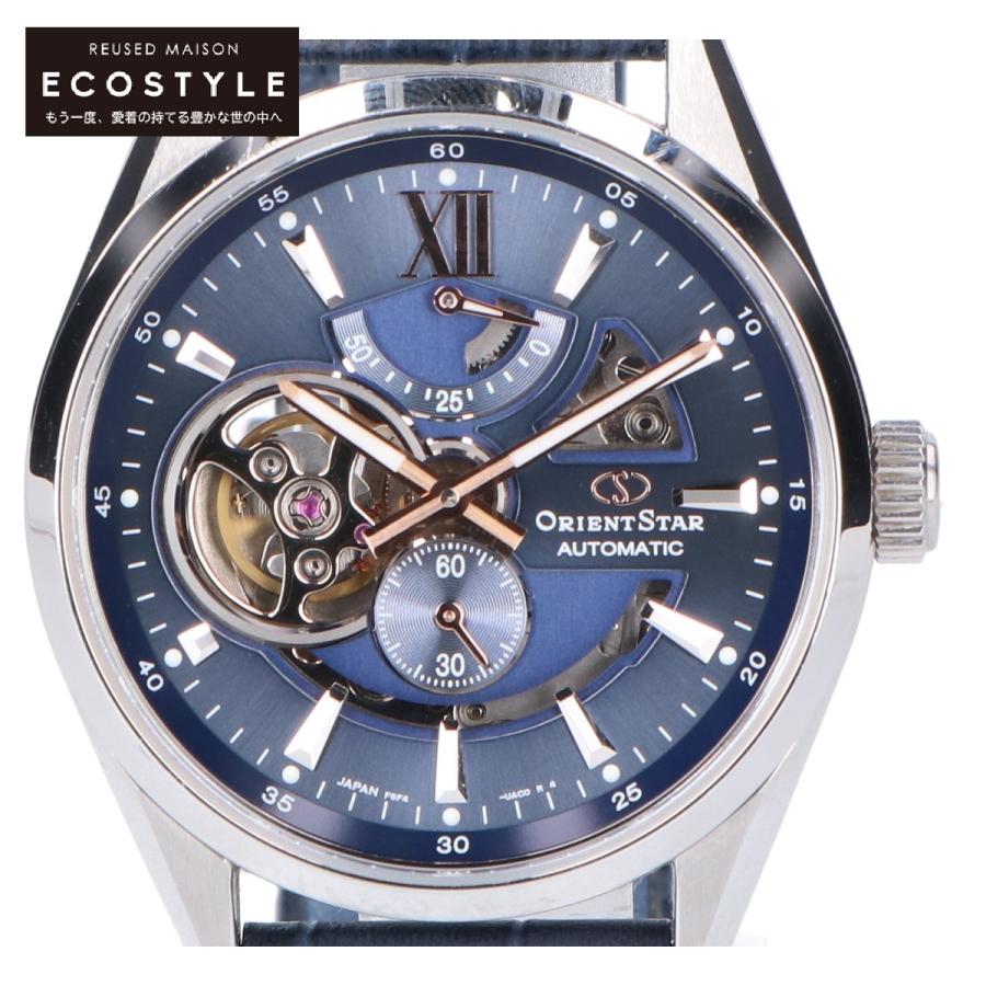 ORIENTSTAR　オリエントスター　ネイビー　シルバー　自動巻き 時計 ORIENTSTARオリエントスターネイビーシルバー自動巻き 時計