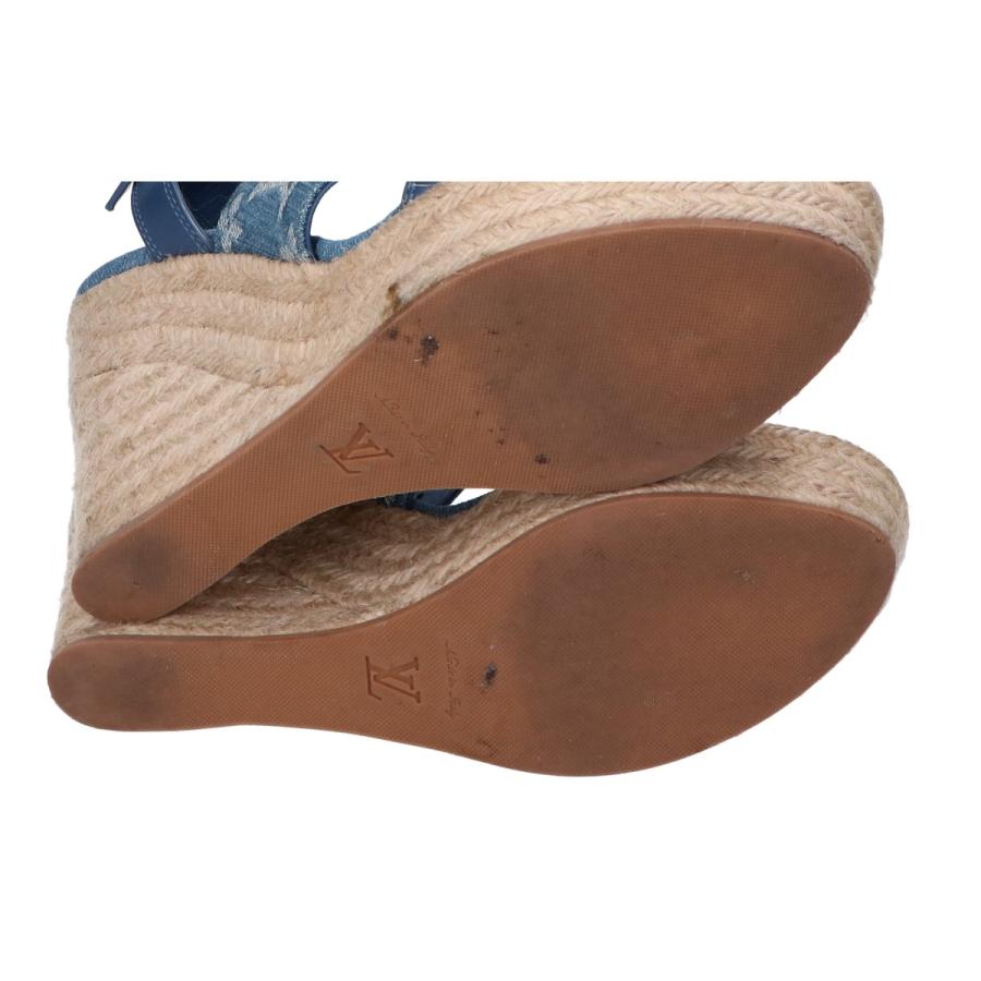 LOUIS VUITTON 20年製 スターボード・ライン モノグラムデニム/レザー