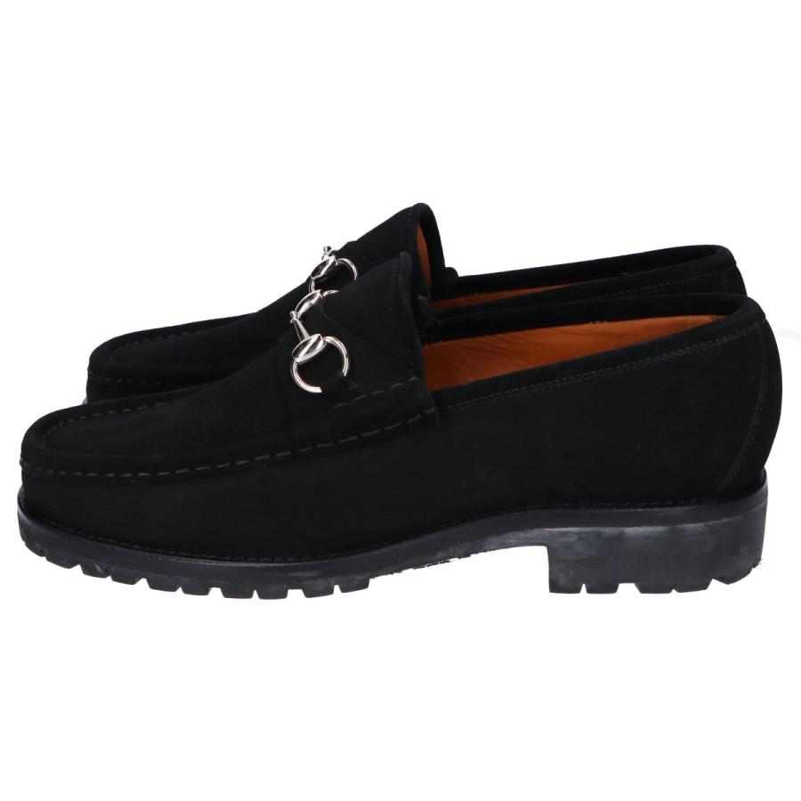 GUCCI（グッチ） 美品 6030/4 スエード ビットローファー シューズ 42E