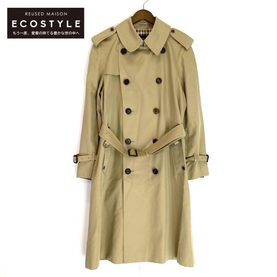 【美品】Aquascutum アクアスキュータム トレンチコート ベージュ Aquascutum (アクアスキュータム) 綿100％ 裏地チェック シングル