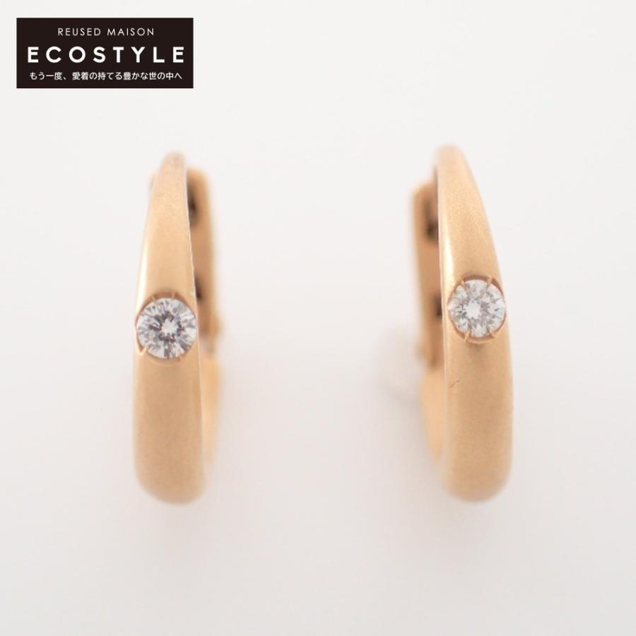 ポメラート　ルッチョレ　ピアス ポメラート 美品 Pomellato 18K ルッチョレ 1Pダイヤモンド ピアス