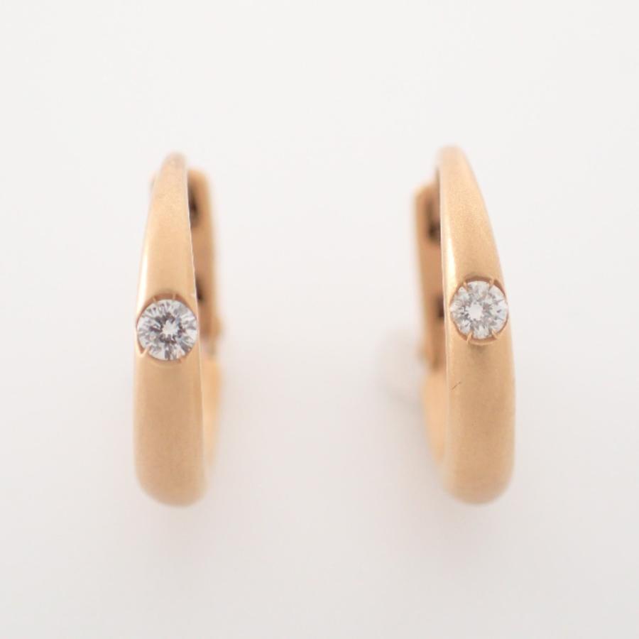 ポメラート ゴールド チェーン ピアス Pomellato ポメラート K18YG イエローゴールド ブレラ ブラウンダイヤ