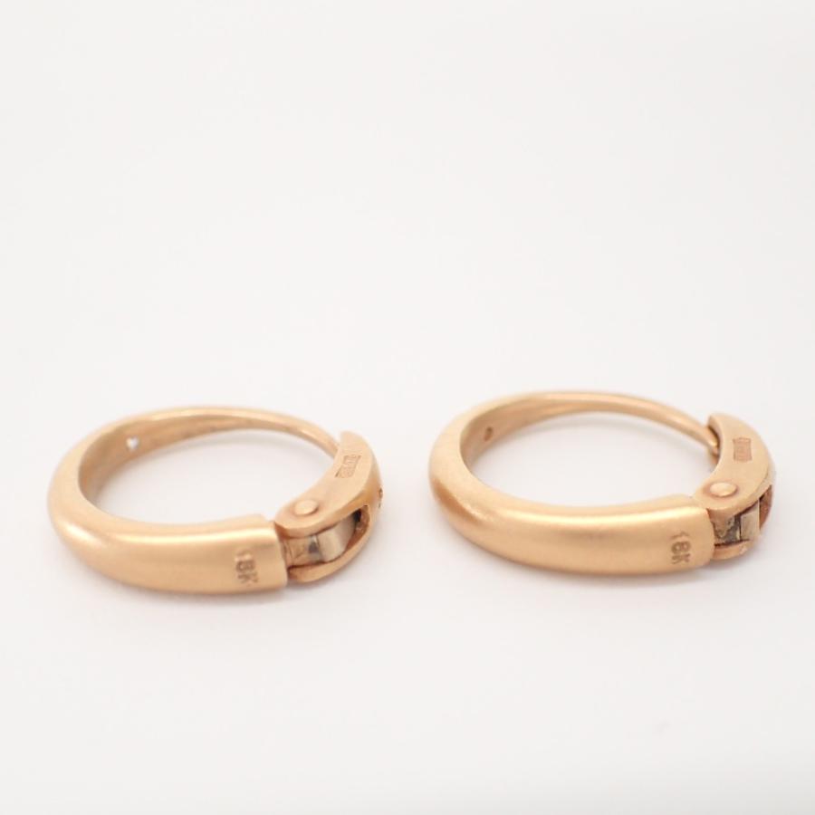 ポメラート 美品 Pomellato 18K ルッチョレ 1Pダイヤモンド ピアス