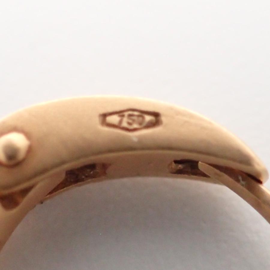 ポメラート 美品 Pomellato 18K ルッチョレ 1Pダイヤモンド ピアス