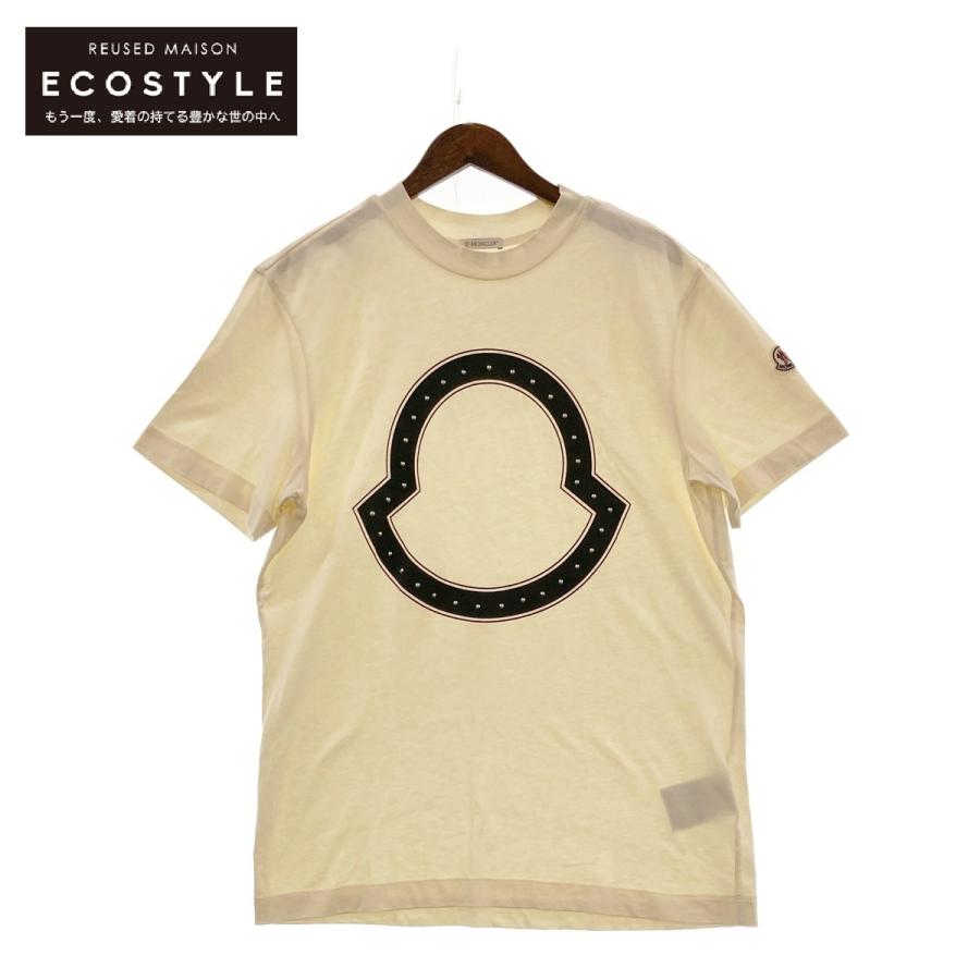 美品 MONCLER モンクレール 22SS H10918C00015 SS TSHIRT スタッズロゴ 