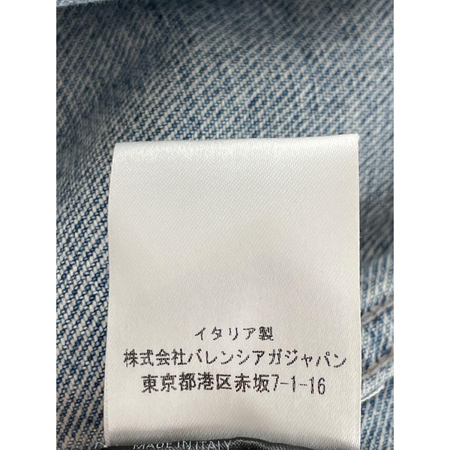BALENCIAGA（バレンシアガ） ブルー 571449 バックビジューロゴ デニム