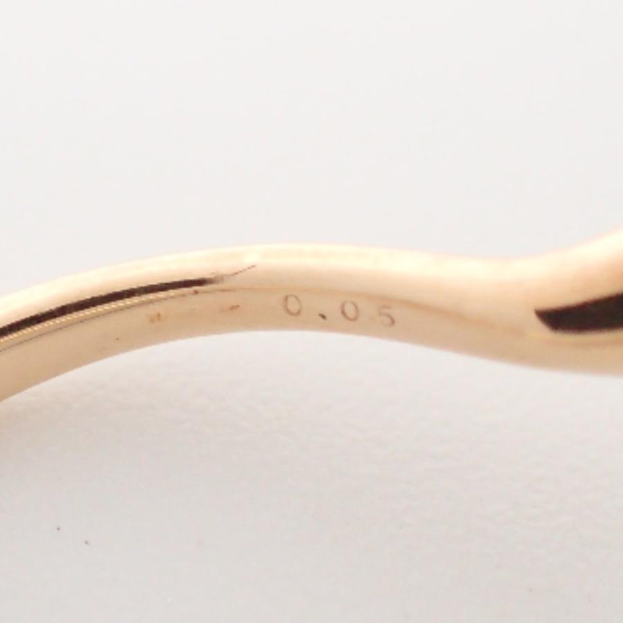 美品 Hirotaka ヒロタカ CR47KPR K10 パール ダイヤモンド カフ リング