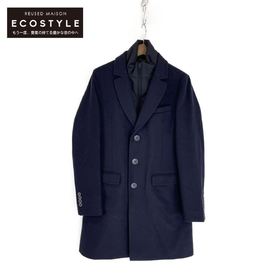 HERNO ヘルノ ネイビー CA0045U シングルコート 44 コート ウール  