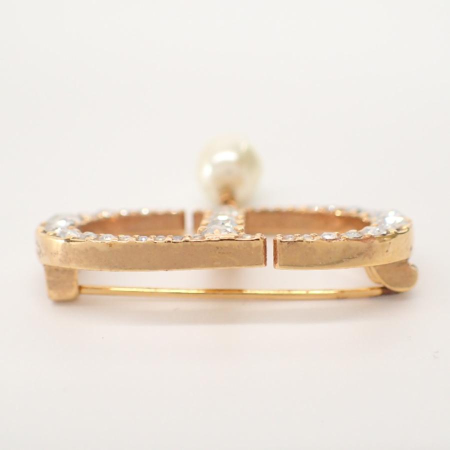 Dior ディオール V0716PTCCY_D301 PETIT CD ブローチ ゴールド/クリア