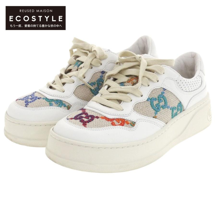 GUCCI グッチ エンブロイダリー GGスニーカー シューズ GUCCI グッチ エンブロイダリー GGスニーカー シューズ