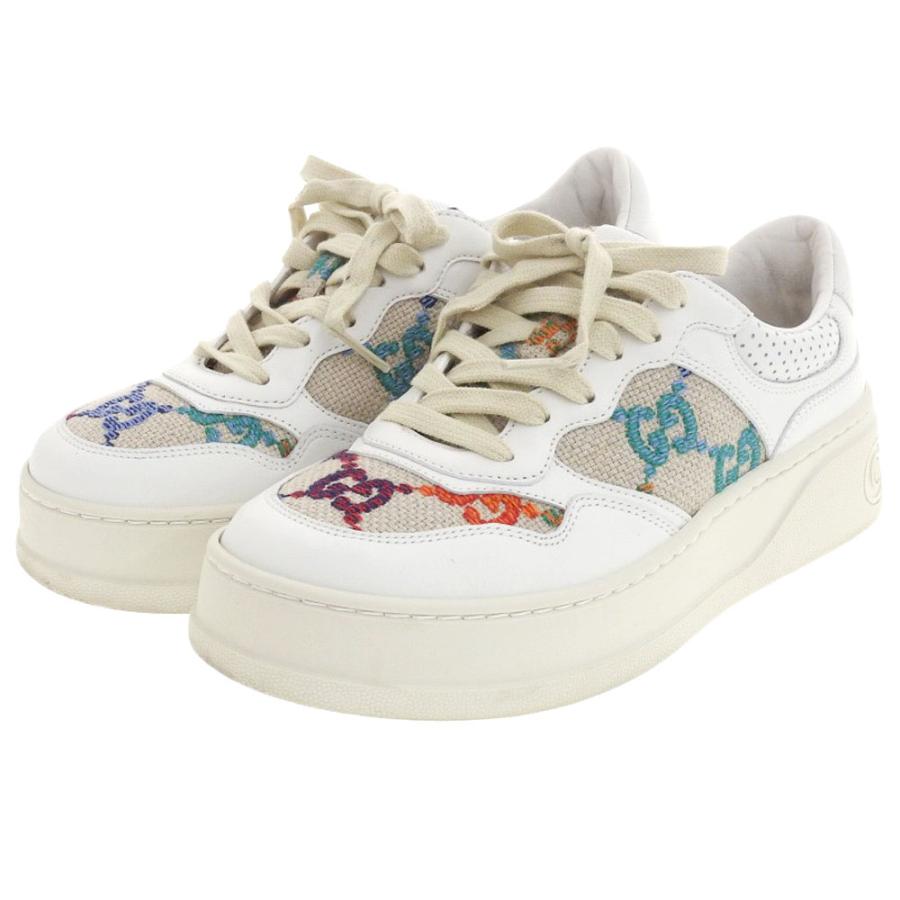 GUCCI グッチ エンブロイダリー GGスニーカー シューズ GUCCI グッチ エンブロイダリー GGスニーカー シューズ