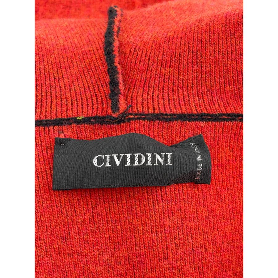 CIVIDINI チヴィディーニ ニット×レザーコンビ ダブルフェイス 