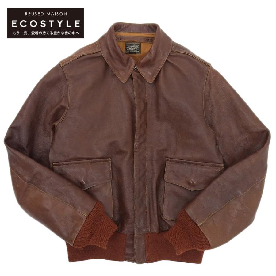 BUZZ RICSON'S バズリクソンズ A-2 赤リブ フライトジャケット メンズ