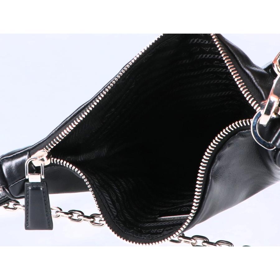 PRADA プラダ 1BC543 トライアングル レザー 2way チェーン ミニ PRADA プラダ 1BC543 トライアングル レザー 2way チェーン ミニ