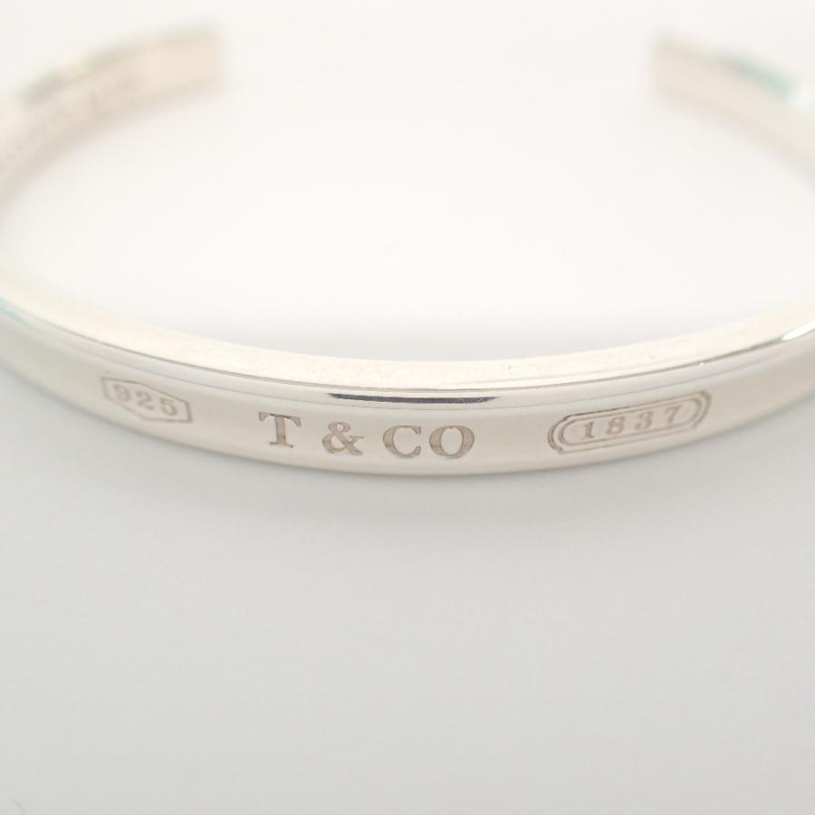 TIFFANY&Co.（ティファニー） 美品 Ag925 1837 ナロー カフ バングル