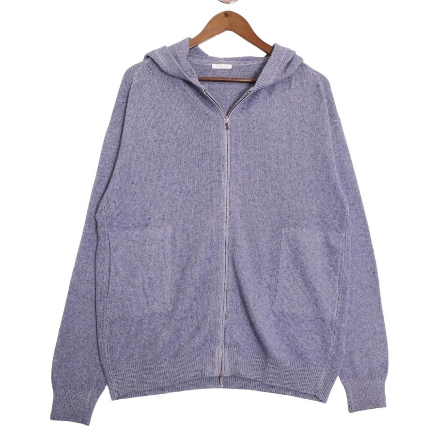 MALO（マーロ） UM2523018 コットン×カシミヤ ジップアップニット 